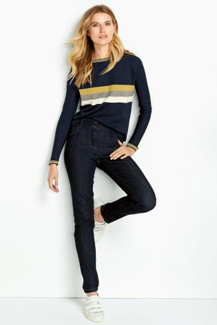 Skinny Jeans with Zip Detail